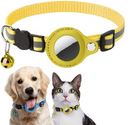 BellGuardian™ 反射AirTag首輪 鈴付き 携帯で追跡 もうペットを見失わない