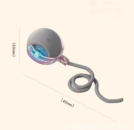 ニャンボール™ 自動スマートムーブメント – ボールが自ら方向を変え、小さな獲物のように動いて猫の本能を刺激します。